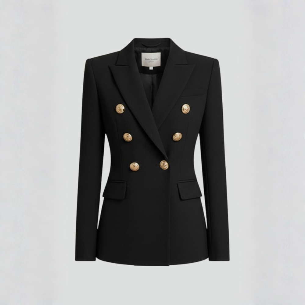 Polished Blazer Notch Collar