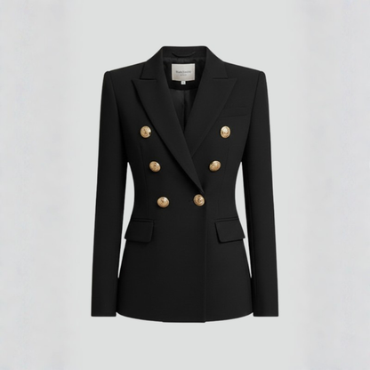 Polished Blazer Notch Collar