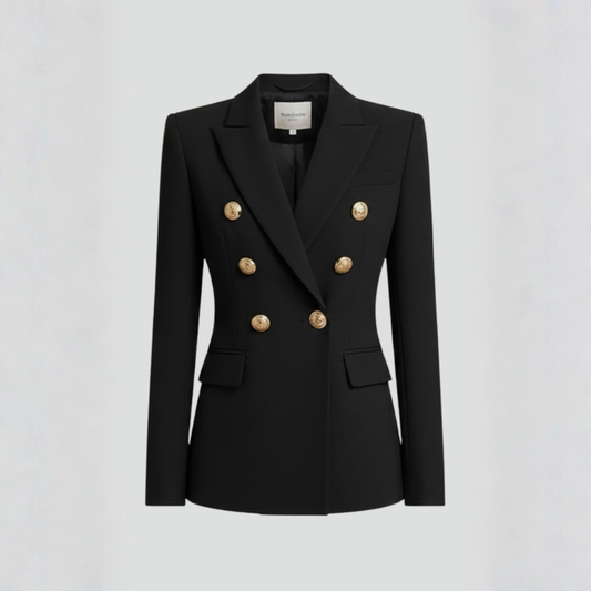 Polished Blazer Notch Collar