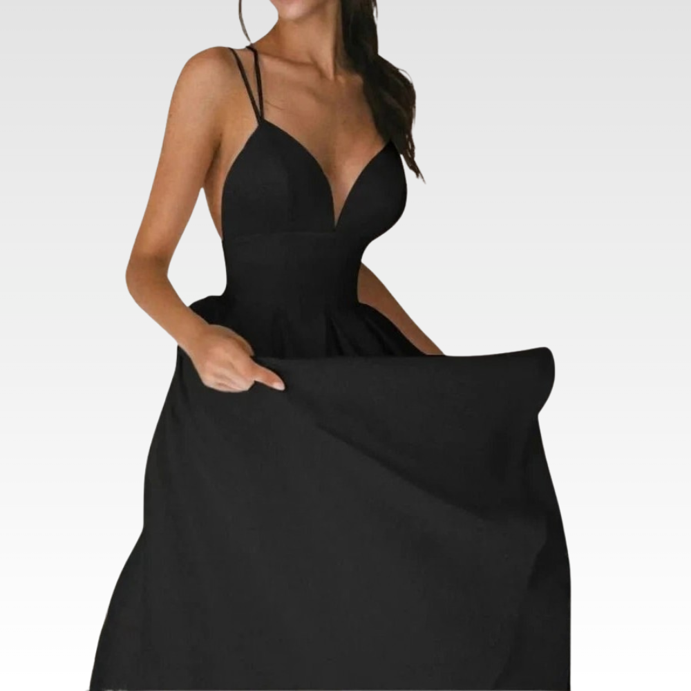 Graceful Strappy Midi Dress