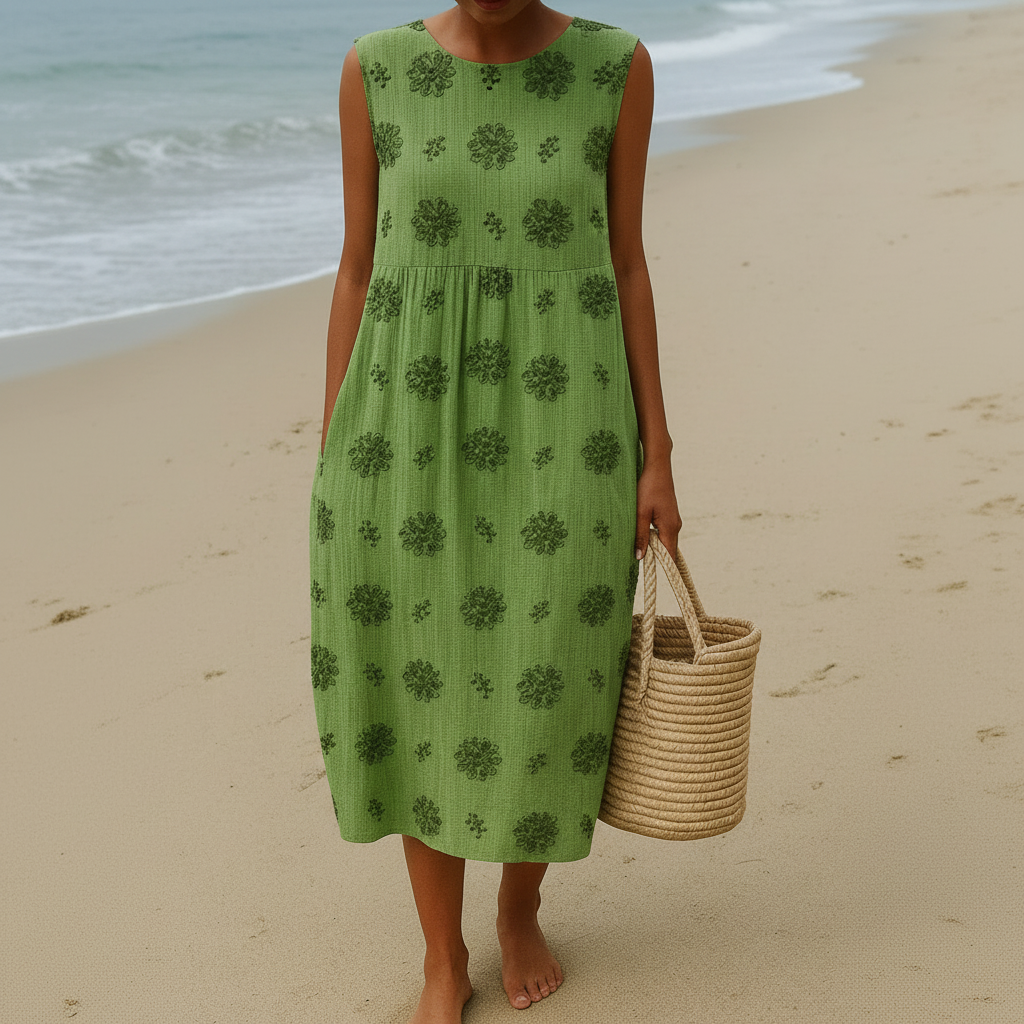 Airy Linen Maxi Dress