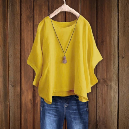 Airy Dolman Sleeve Tunic Top