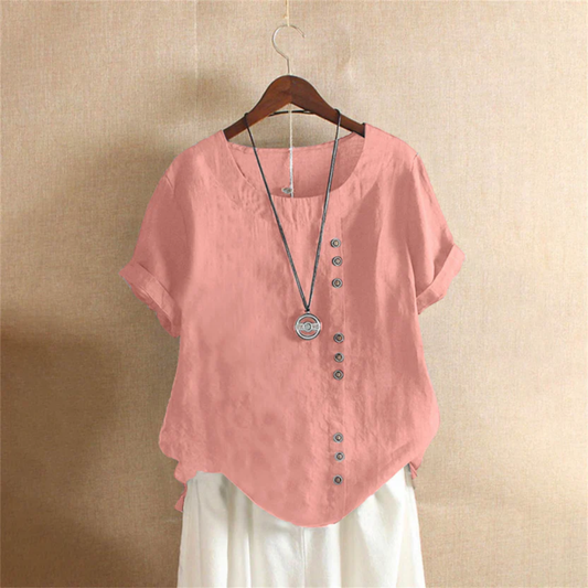 Effortless Blouse Scoop Neck