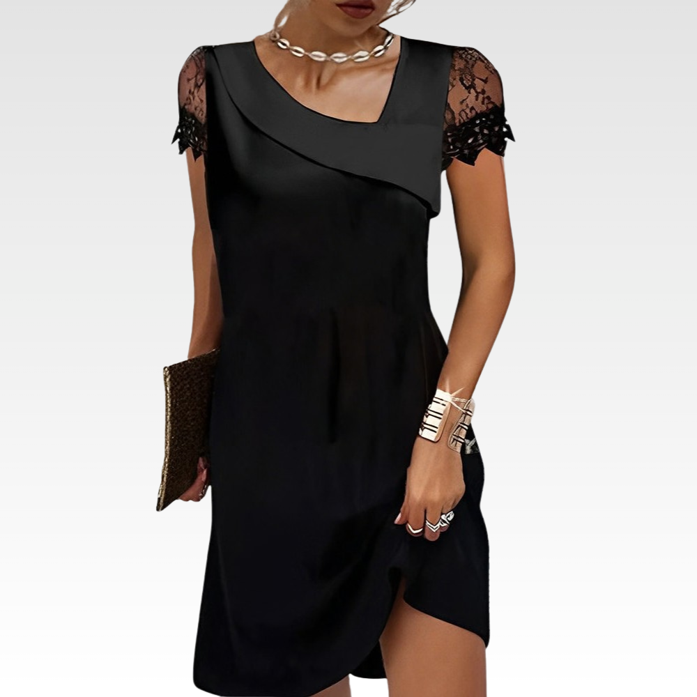 Refined Fitted Evening Dress