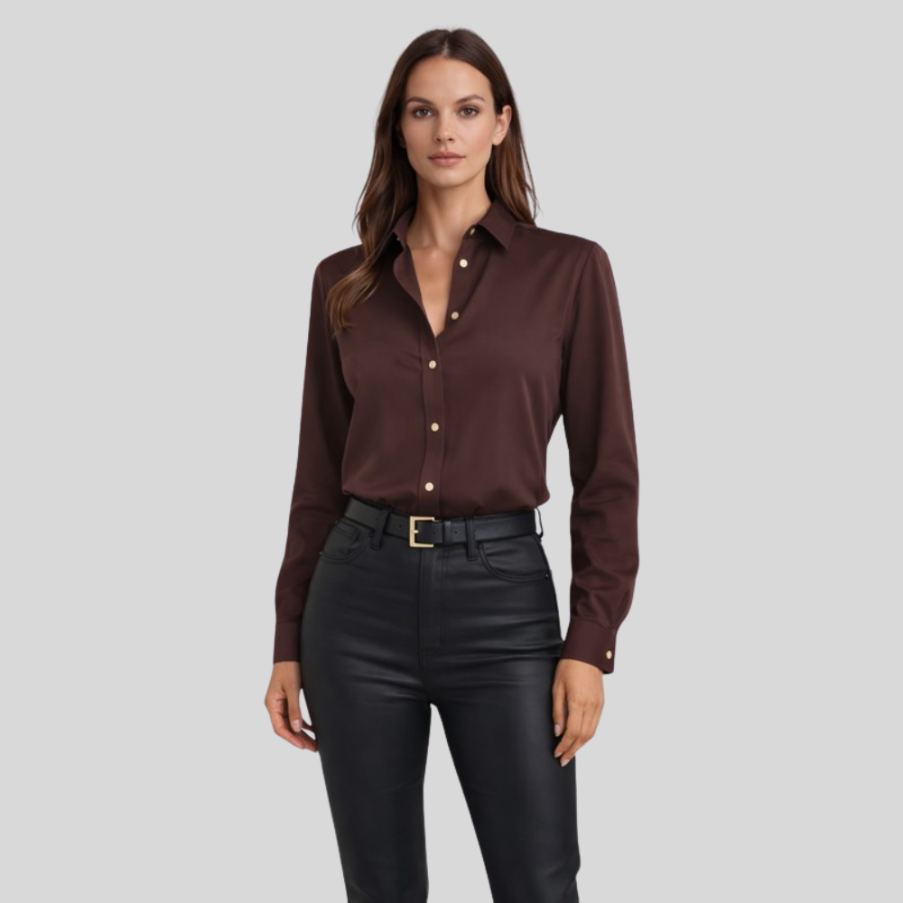 Relaxed Blouse V Neck