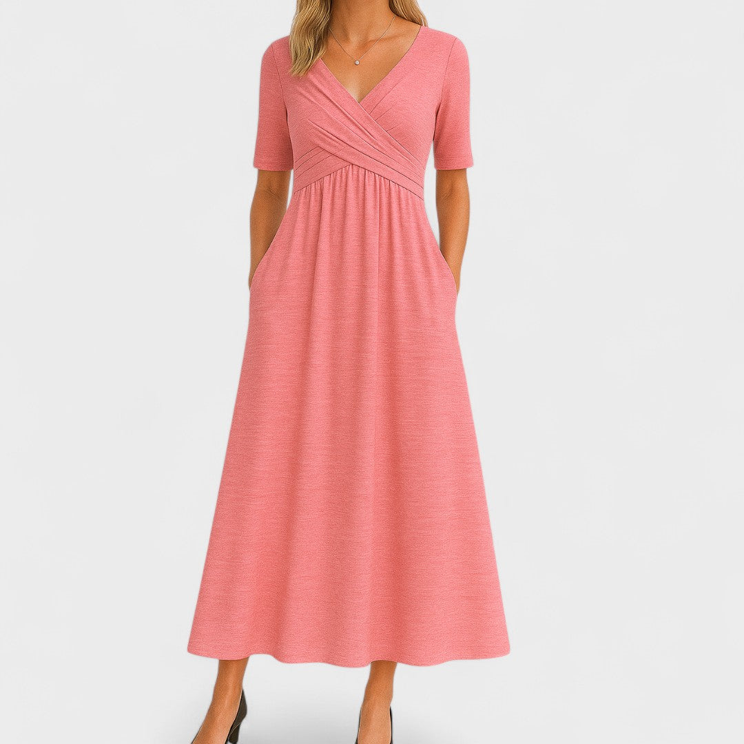 Airy Chiffon Midi Dress