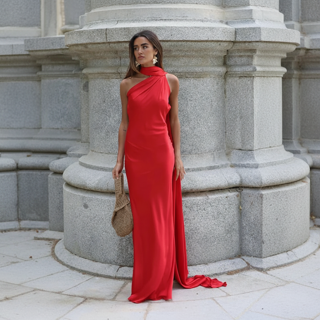 Chic Halter Maxi Dress