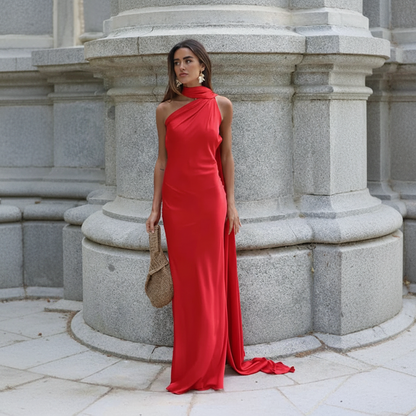 Chic Halter Maxi Dress