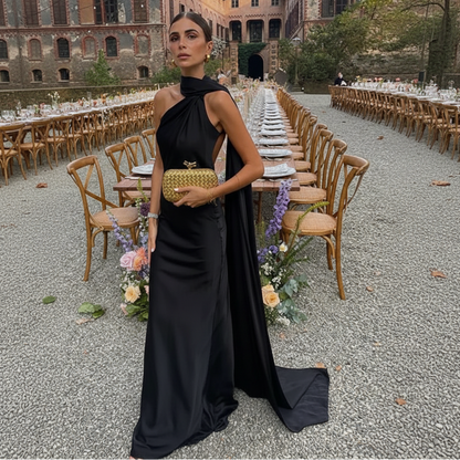 Chic Halter Maxi Dress