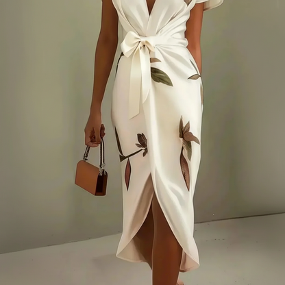 Sunny Wrap Midi Dress