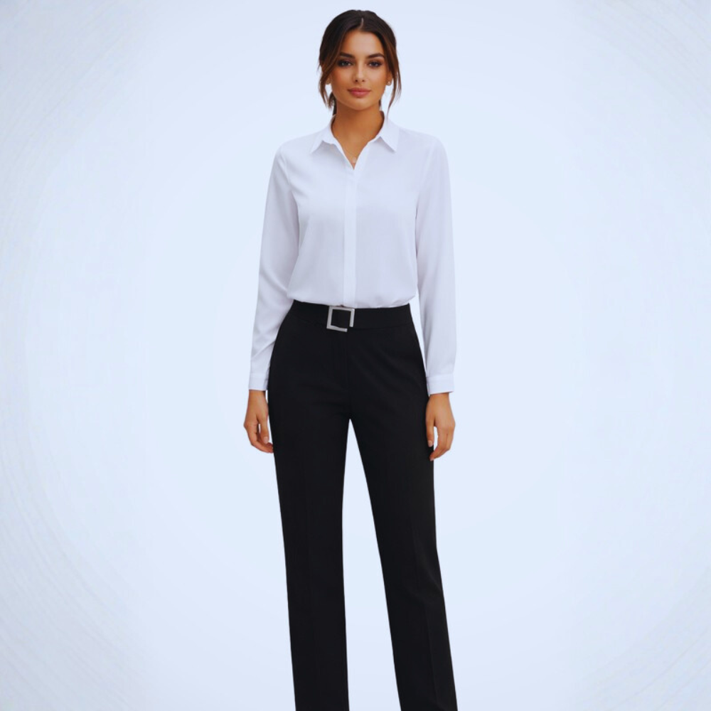 Polished Blouse Concealed Button