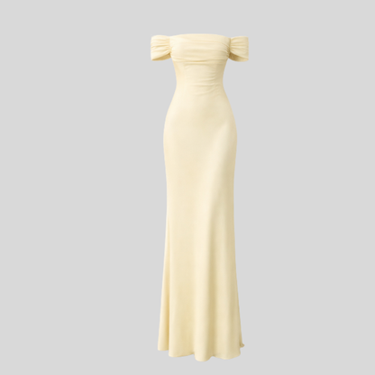 Graceful Maxi Dress Off Shoulder