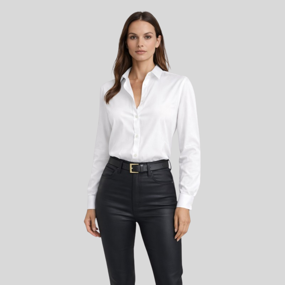 Relaxed Blouse V Neck