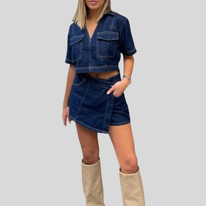 Bold Asymmetrical Two Piece Set