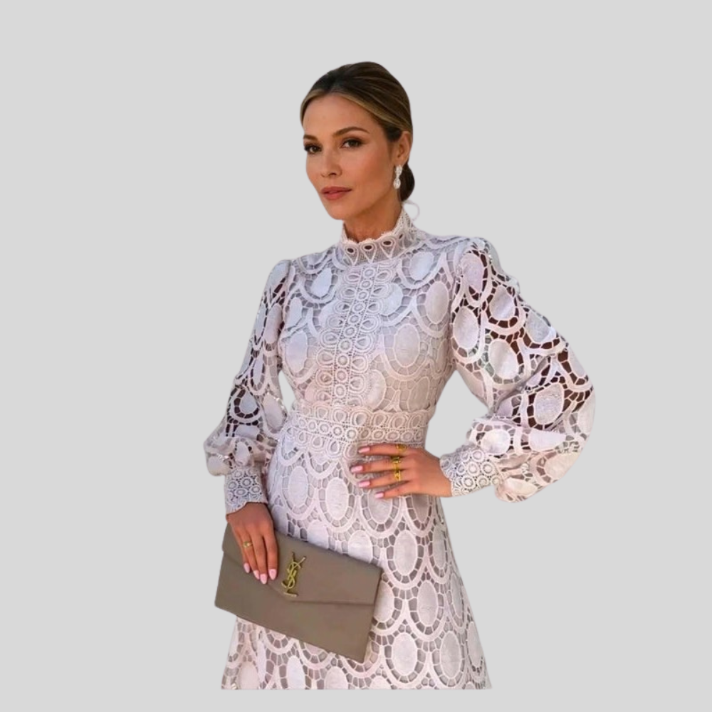 Luxe Lace Midi Dress