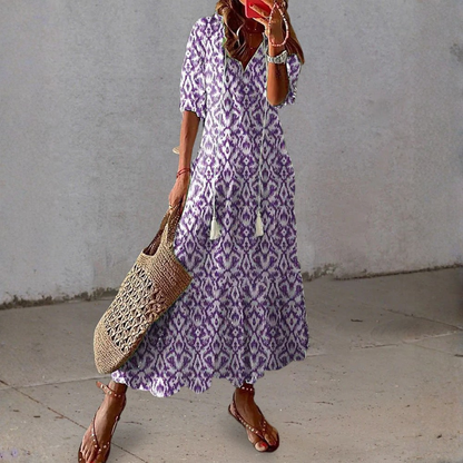 Boho Tassel Maxi Dress