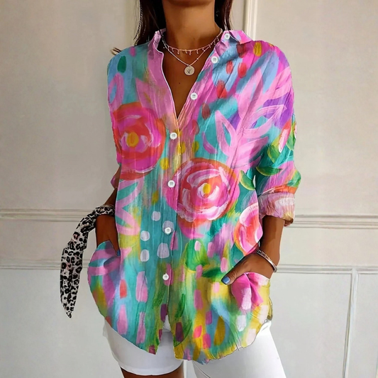 Vibrant Printed Blouse