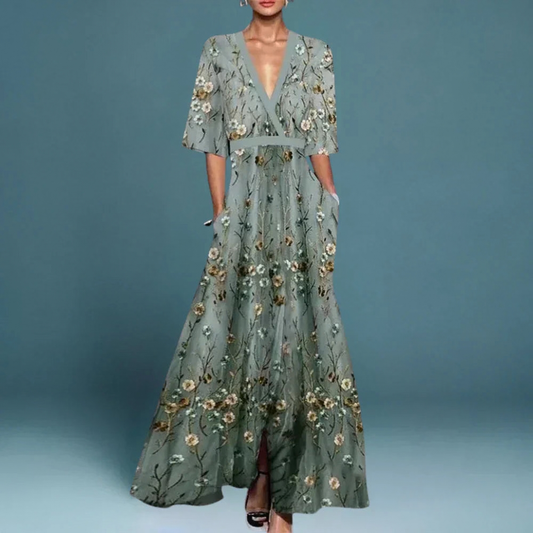 Romantic Floral Maxi Dress