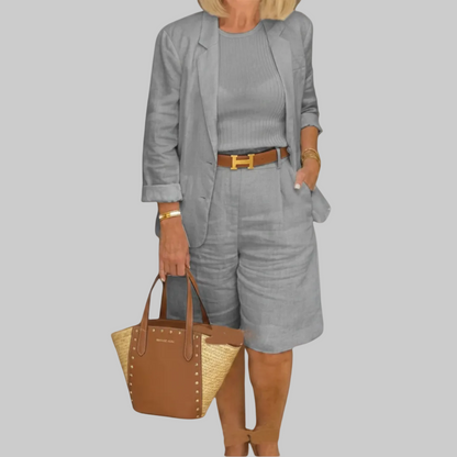 Sunny Cardigan Shorts Set