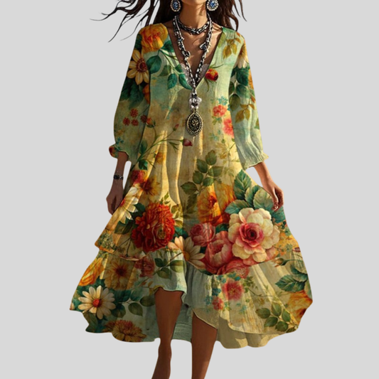Effortless Layered Occasion Dress