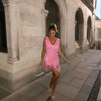 Shimmering Fringe Dress
