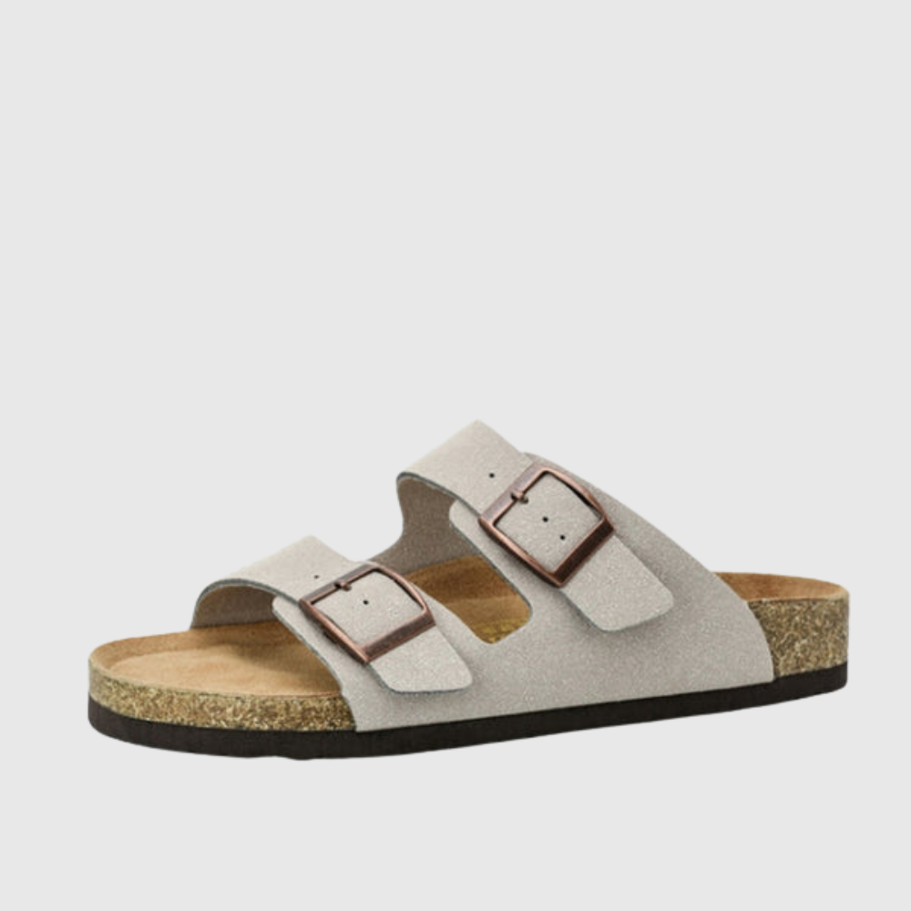 Adjustable Buckle Comfort Footbed Sandals
