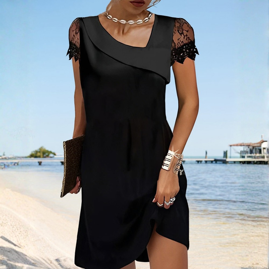 Refined Fitted Evening Dress