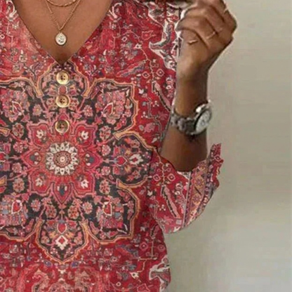 Bohemian Blouse V Neck