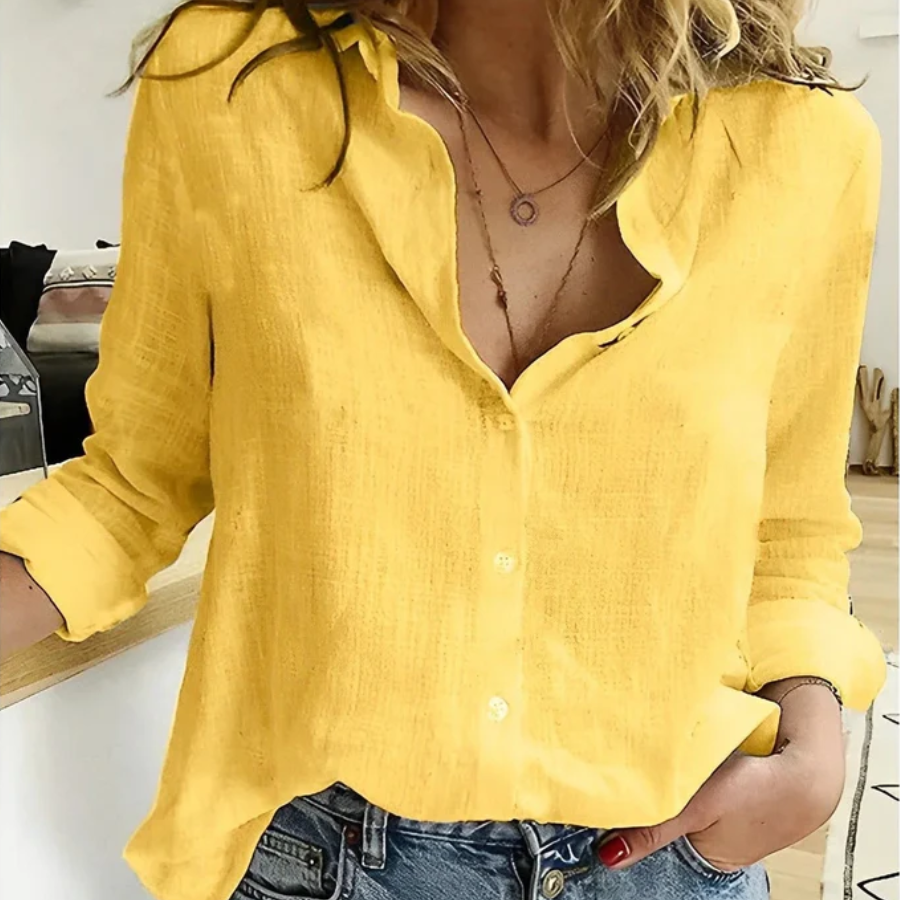 Effortless Button Down Blouse