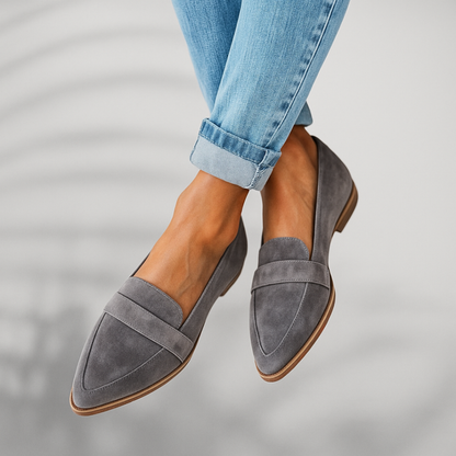 Sleek Pointed Toe Loafers