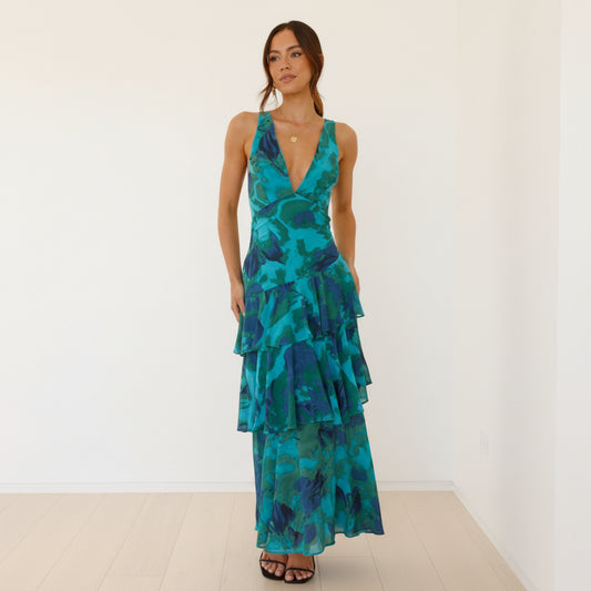 Sunny Chiffon Maxi Dress