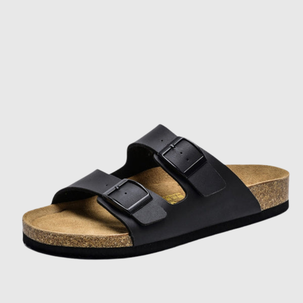 Adjustable Buckle Comfort Footbed Sandals