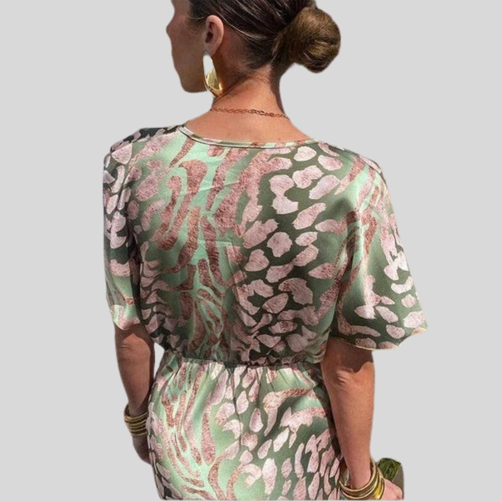 Graceful Maxi Dress V Neck