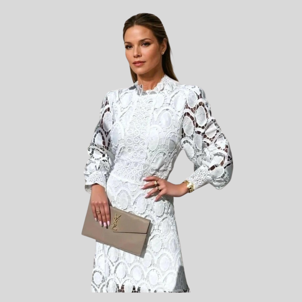 Luxe Lace Midi Dress