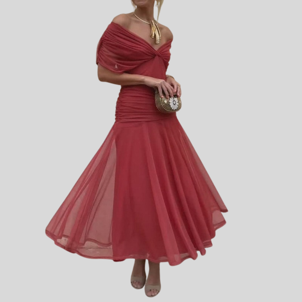 Flowy Midi Dress Wrap