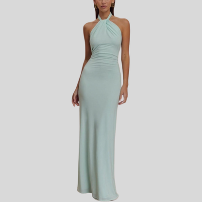 Graceful Maxi Dress High Neck