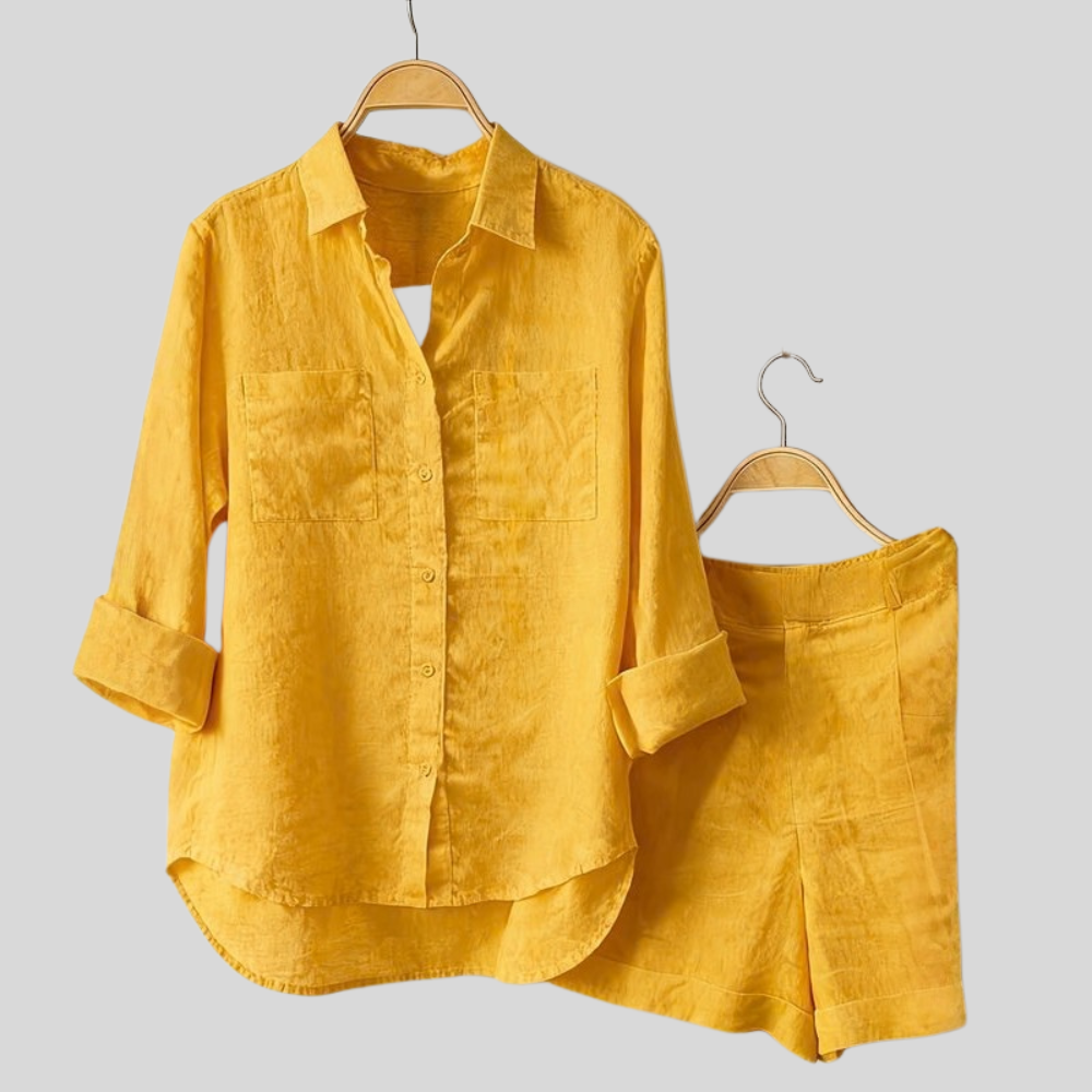 Sunny Linen Two Piece Set
