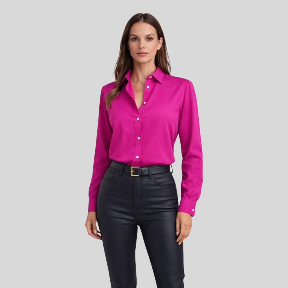 Relaxed Blouse V Neck