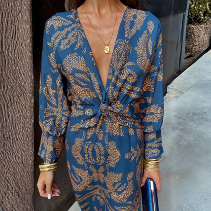 Flowing Knotted Maxi Dress