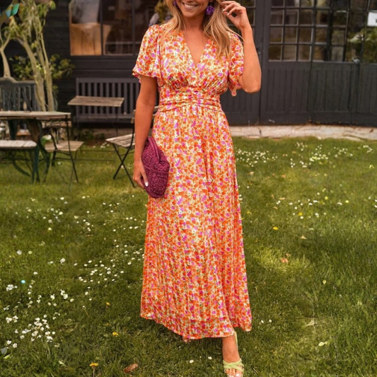 Airy Chiffon Maxi Dress