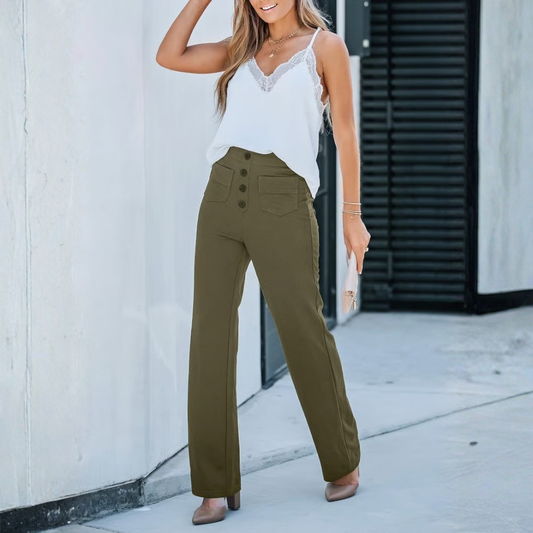 Stretchy High Waist Pants