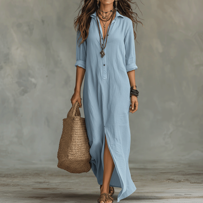 Flowing Bohemian Maxi Dress