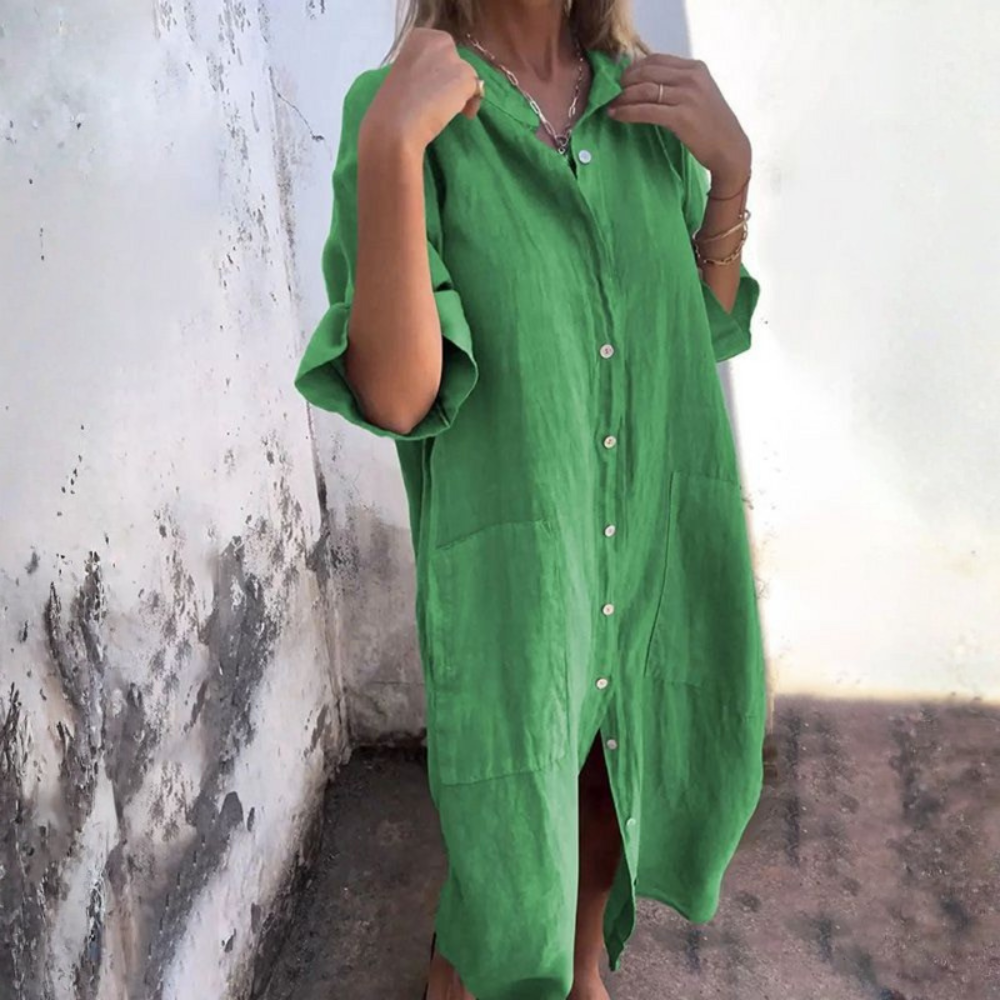 Boho Relaxed Midi Dress
