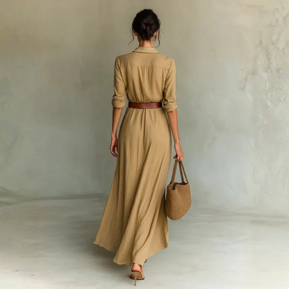Graceful Wrap Maxi Dress