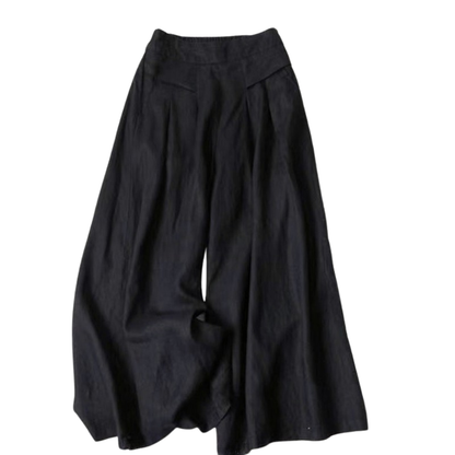 Airy Linen Wide Leg Pants