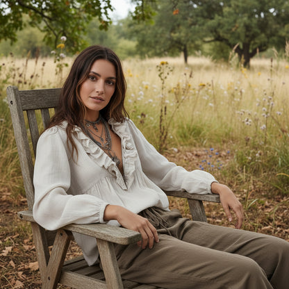 Airy Linen Blouse