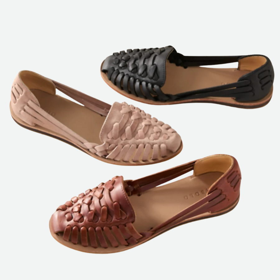 Chic Woven Sandals Closed Toe
