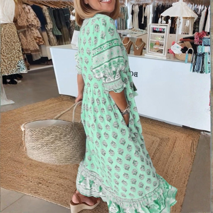 Sunny Printed Midi Dress