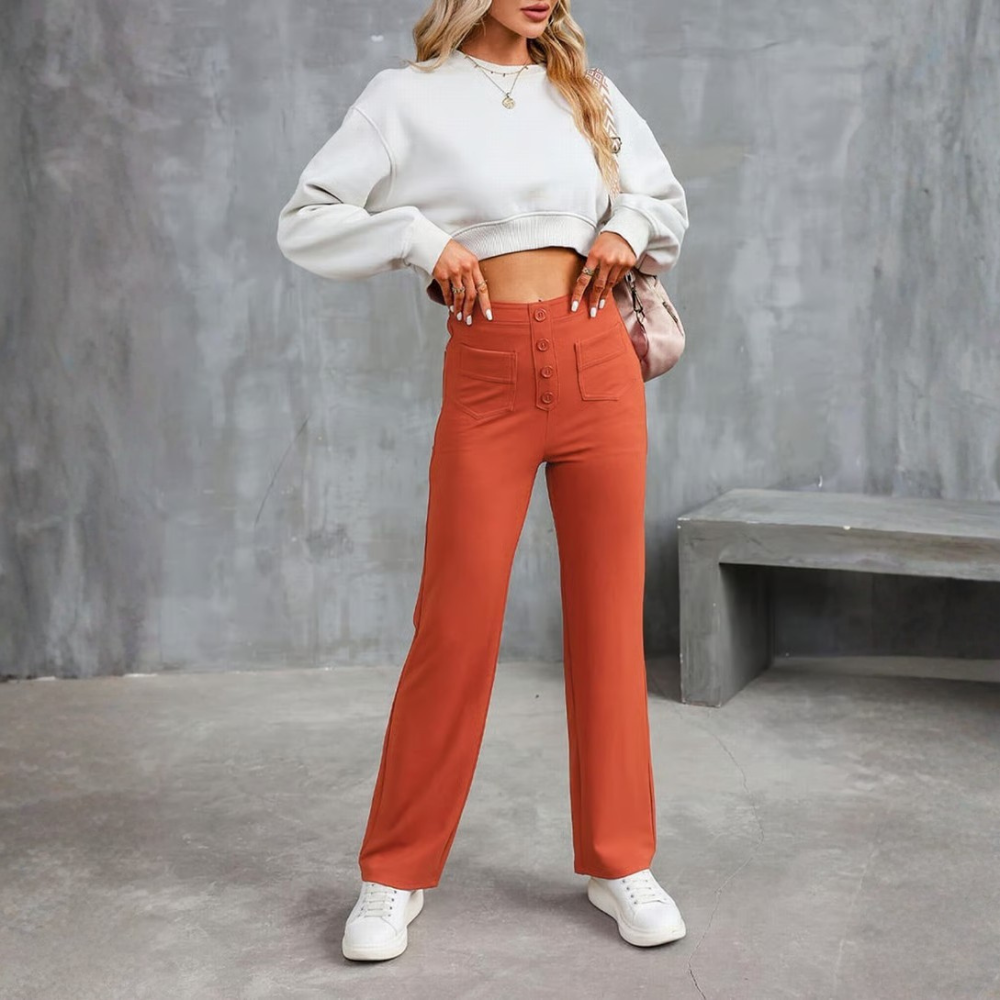 Stretchy High Waist Pants
