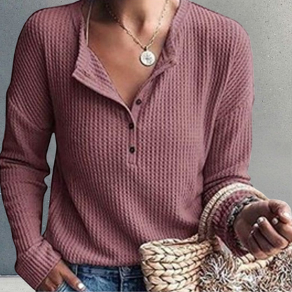 Cozy Knit Long Sleeve Shirt